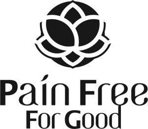 Pain Free For Good Logo Vert in Black